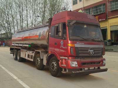 程力威牌CLW5311GYYLB5型铝合金运油车