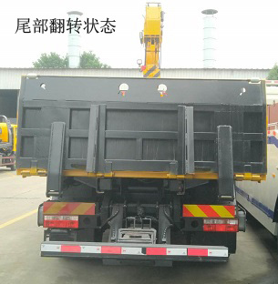 东风多利卡D9一拖二带吊清障车